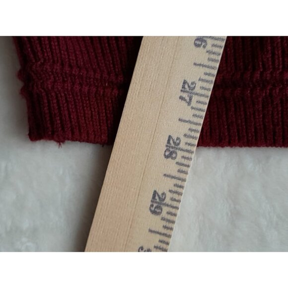 Vintage Mens Size XL Grandpa Chunky Tartan Plaid Heavyweight Warm Golf Cardigan - Picture 9 of 12